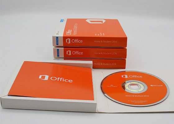 Multi casa de Microsoft Office 2016 da língua e estudante Retail With DVD KeyCard