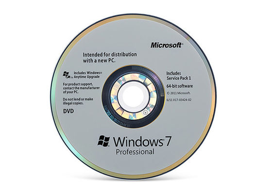 Língua multilingue do sistema operacional de Windows 7 da chave da licença com pacote completo de DVD