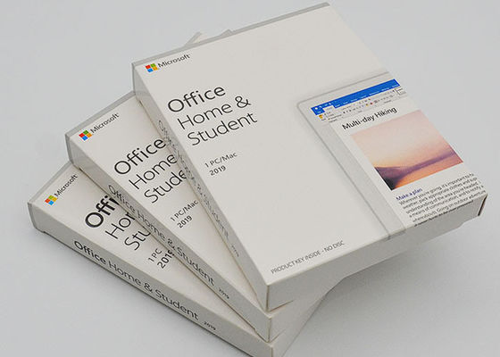 Casa de Microsoft Office e chave da licença do estudante 2019 para o PC/Mac